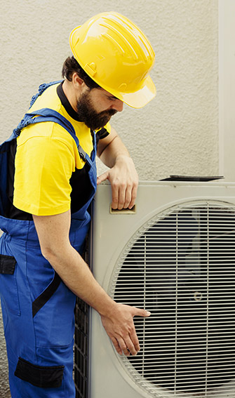 AC Technician Working